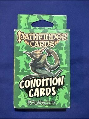 Pathfinder Condition Cards 1st Edition 2015 Role Playing Sealed Pack Paizo